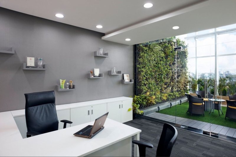 Office interior in a modern style