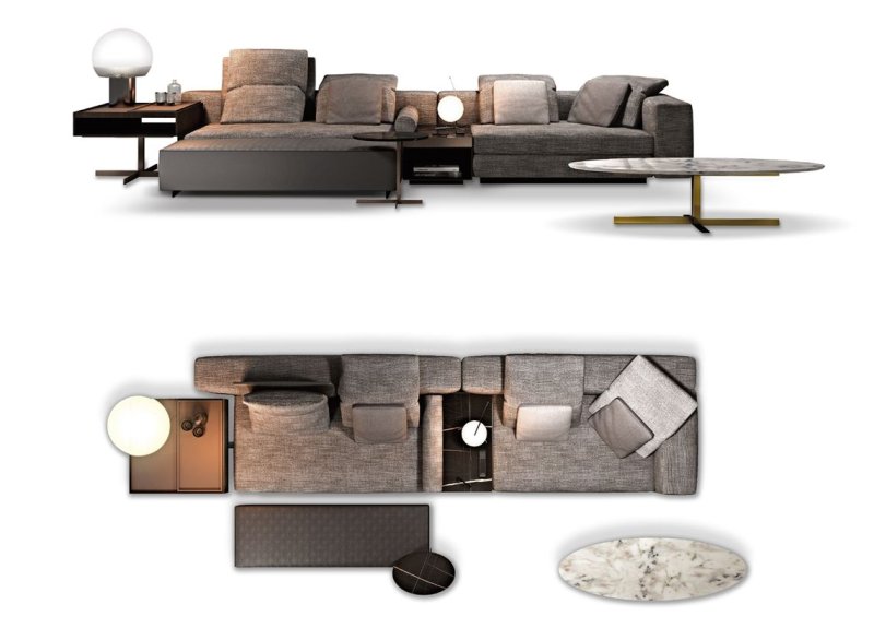 Yang sofa minotti