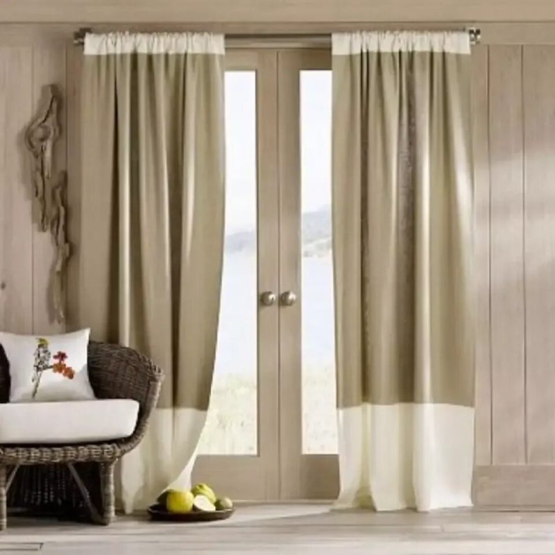 Linen curtains eco -style