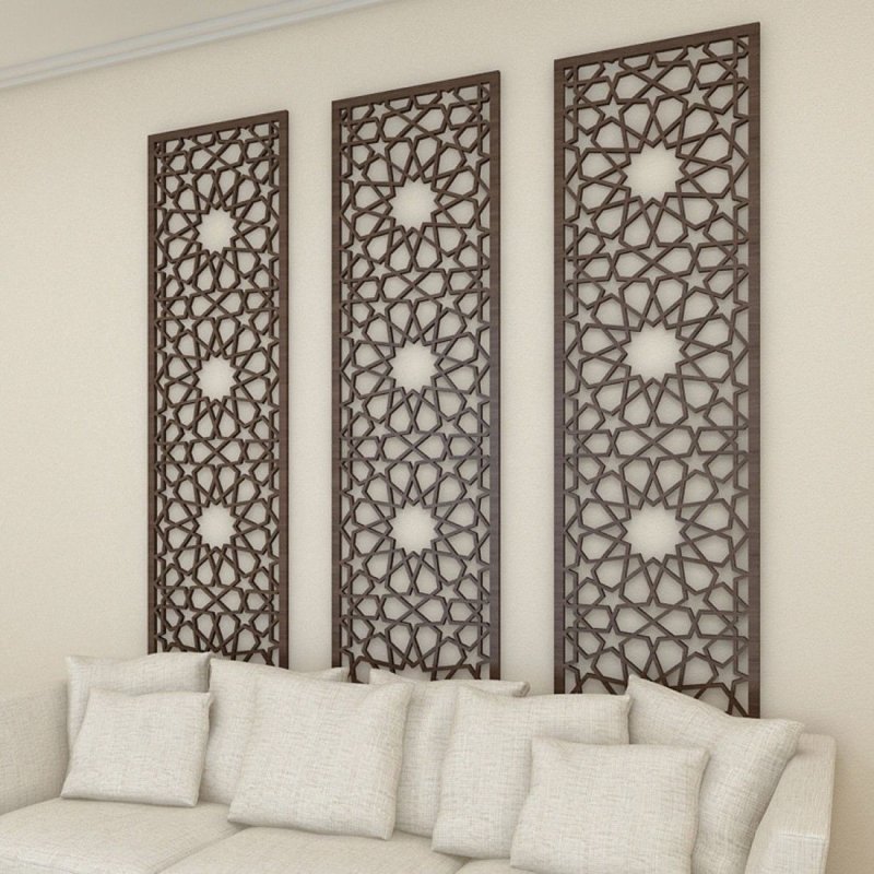 Carved panels for walls