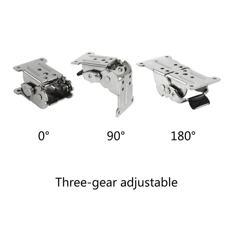 Folding hinge for table legs 90 degrees