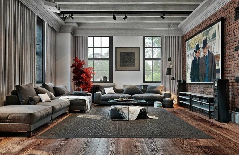 Loft style in the interior