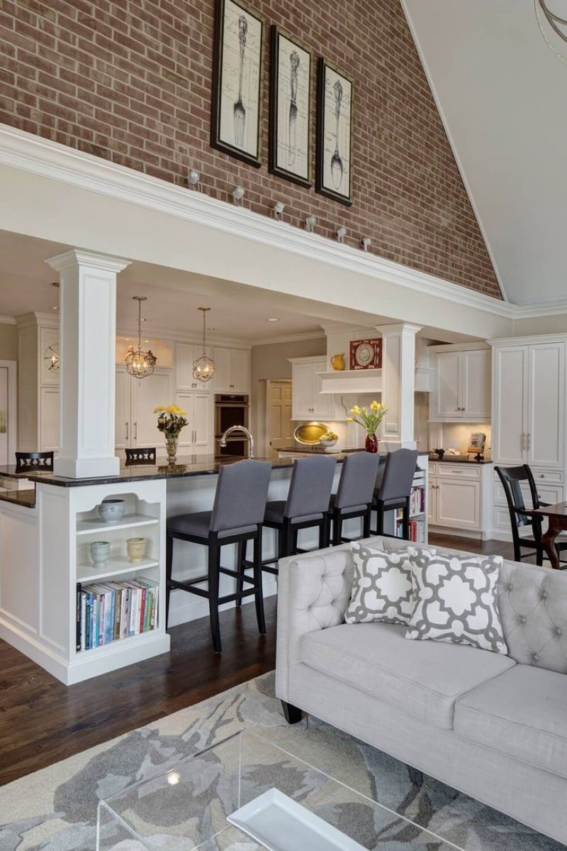 Kitchen living room with second light