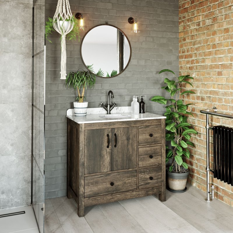 Laft style washbasin