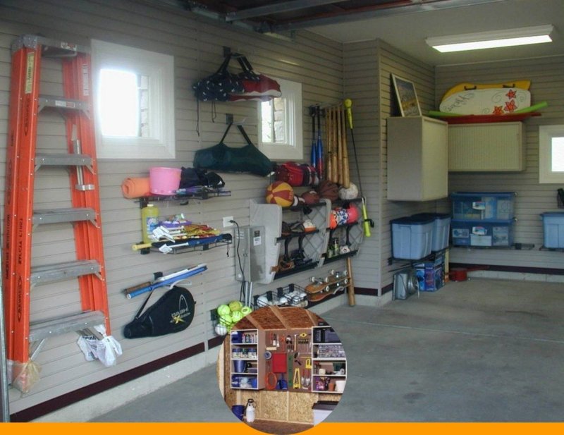 Garage inside with your own hands