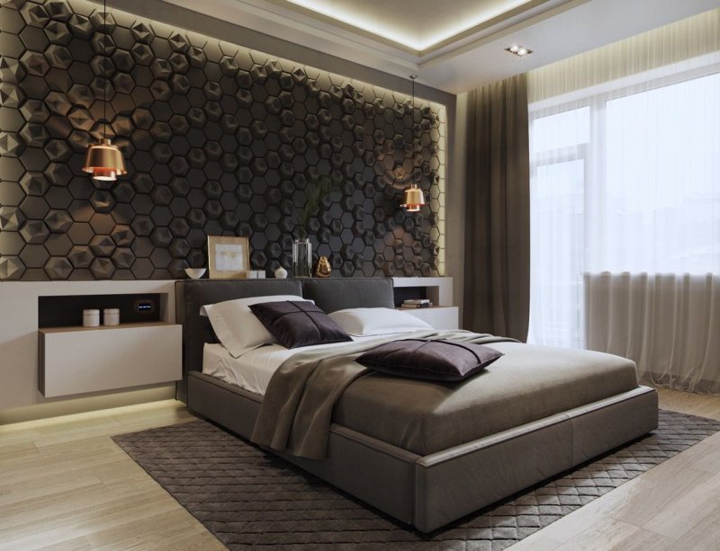 Bedrooms in modern style