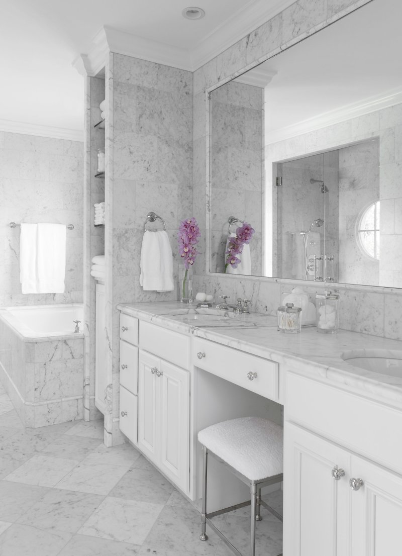 Marble bathroom