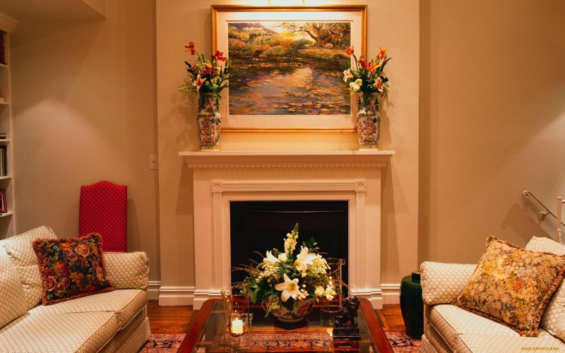 Fireplace interior