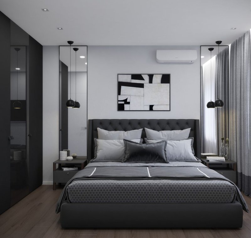 Bedrooms in modern style