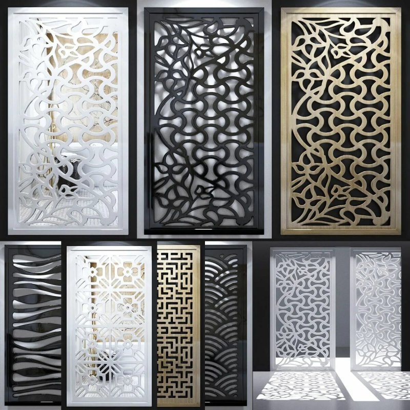 Carved panels