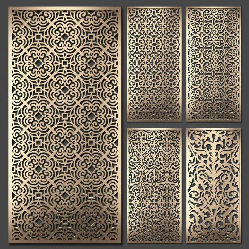 Carved panels