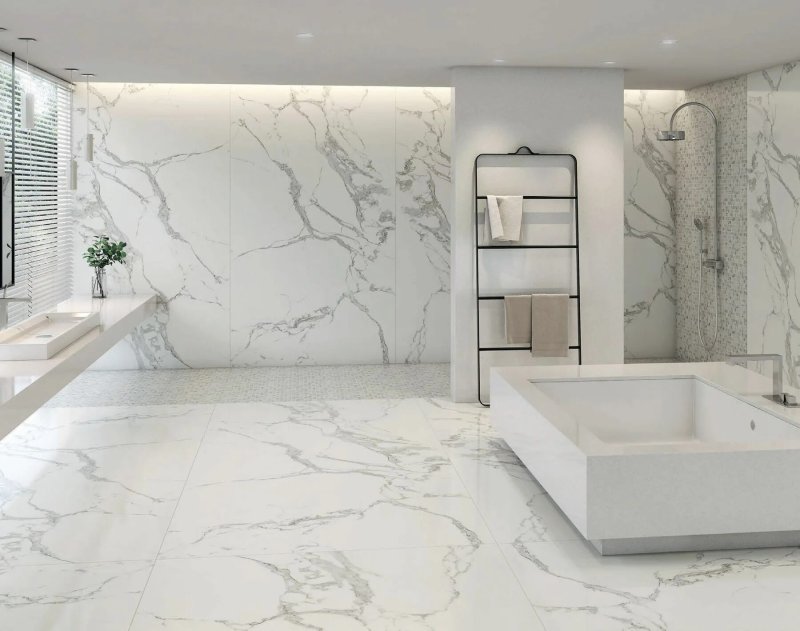 Marble tiles