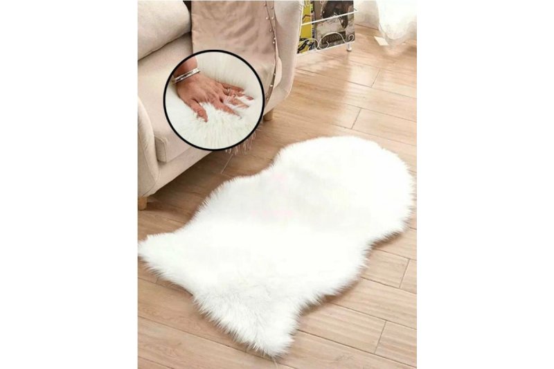 Fluffy rug