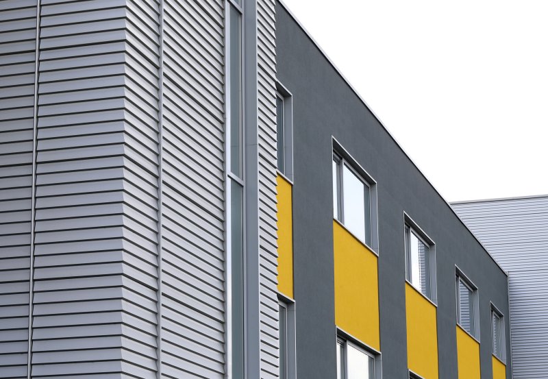 Facades ventilated alukobond composite