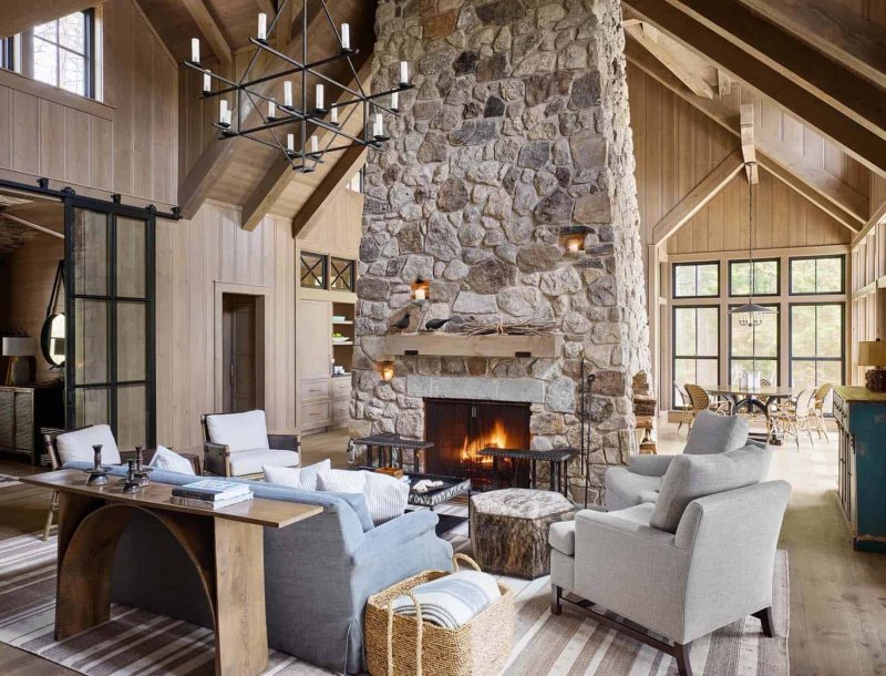 Rustic chalet style