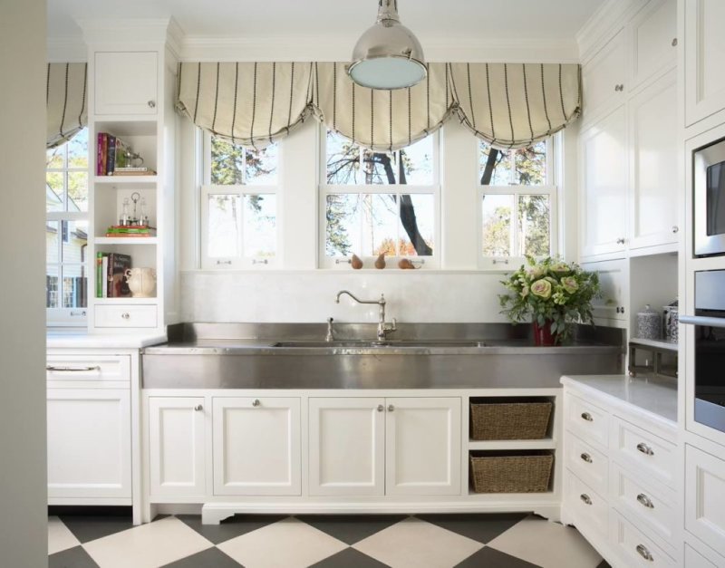 Kitchen with window design