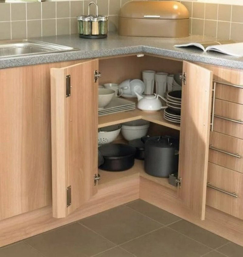 Corner kitchen cabinet