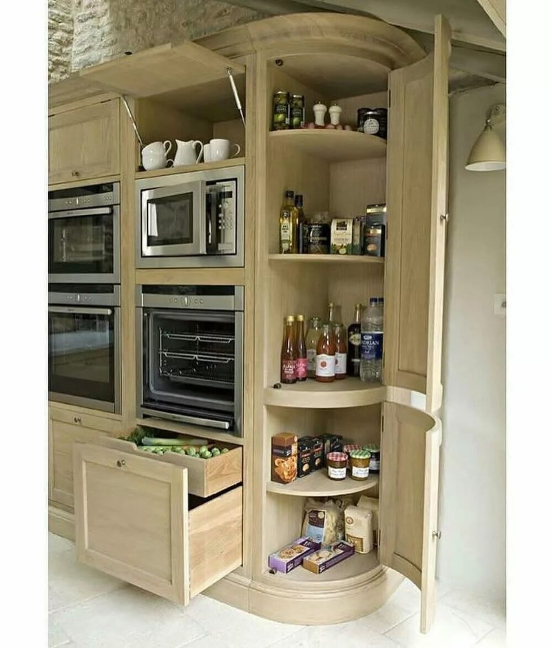 Pantry in the kitchen