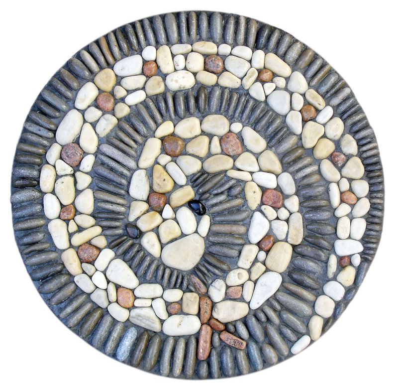 Mosaic from pebbles