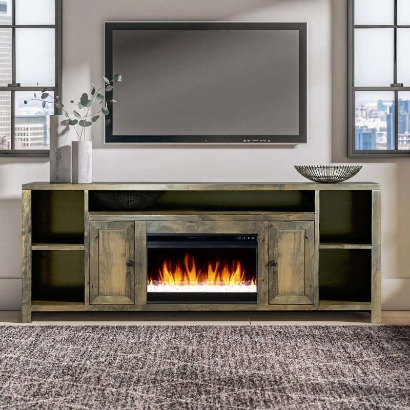 TV cabinet fireplace 270cm