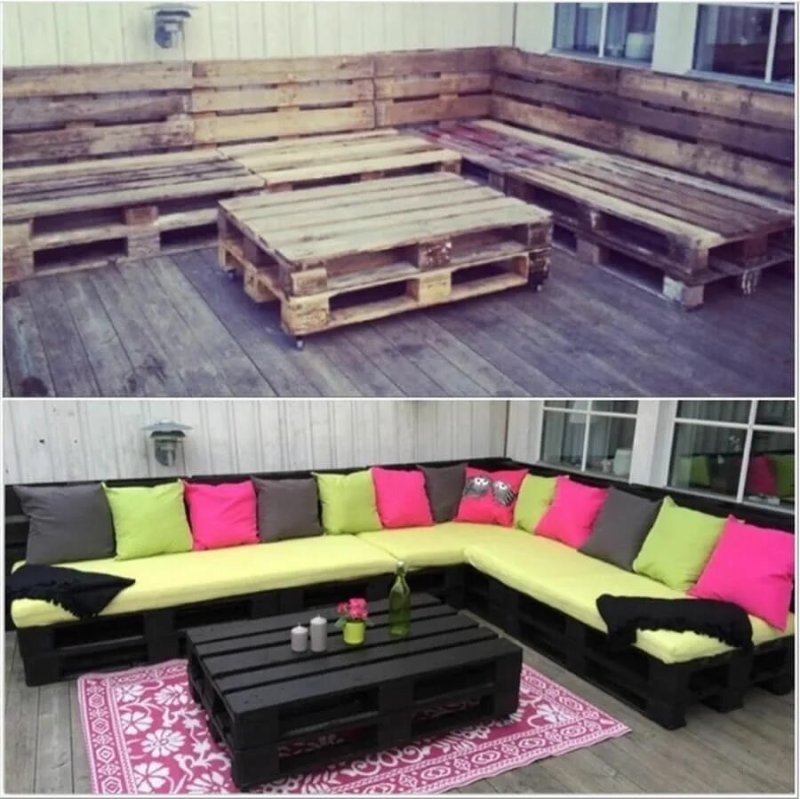 Sofa from the pallet