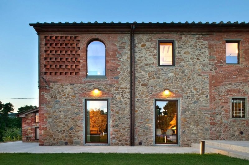 Stone house in the style of Tuscan