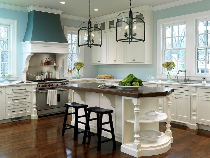 American -style kitchen interior