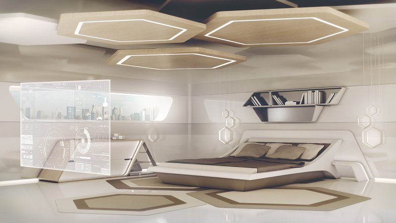 Neo futurism interior