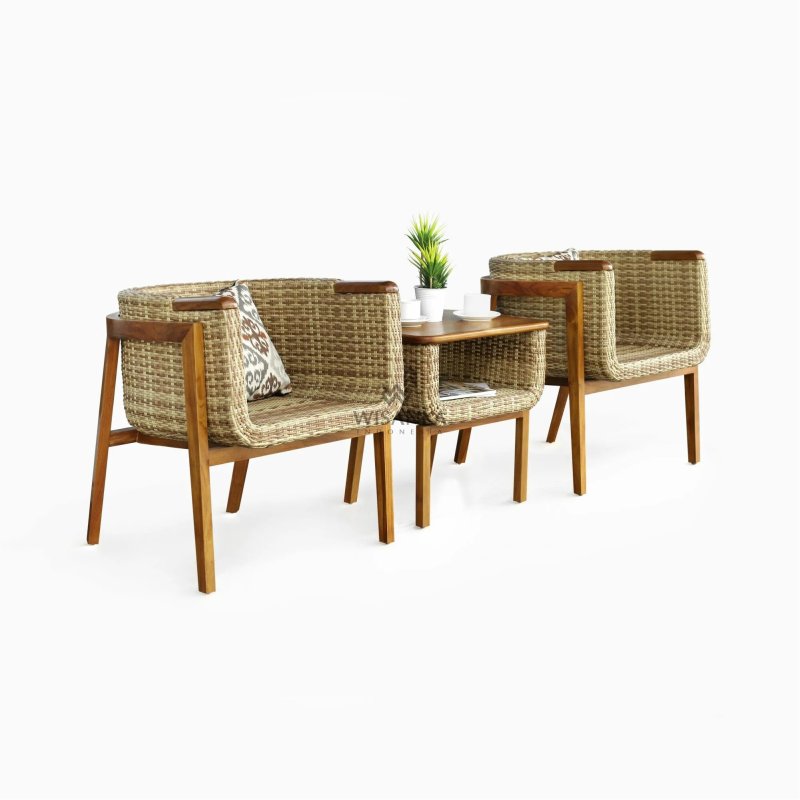 Artificial rattan furniture kit