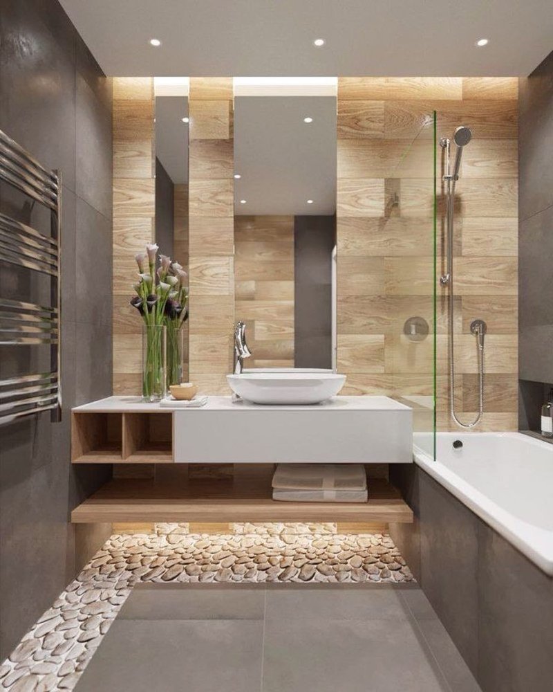 Bathroom design in a modern style