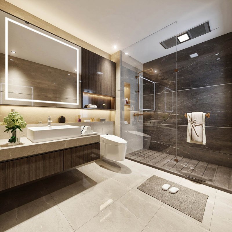 Bathroom in modern style