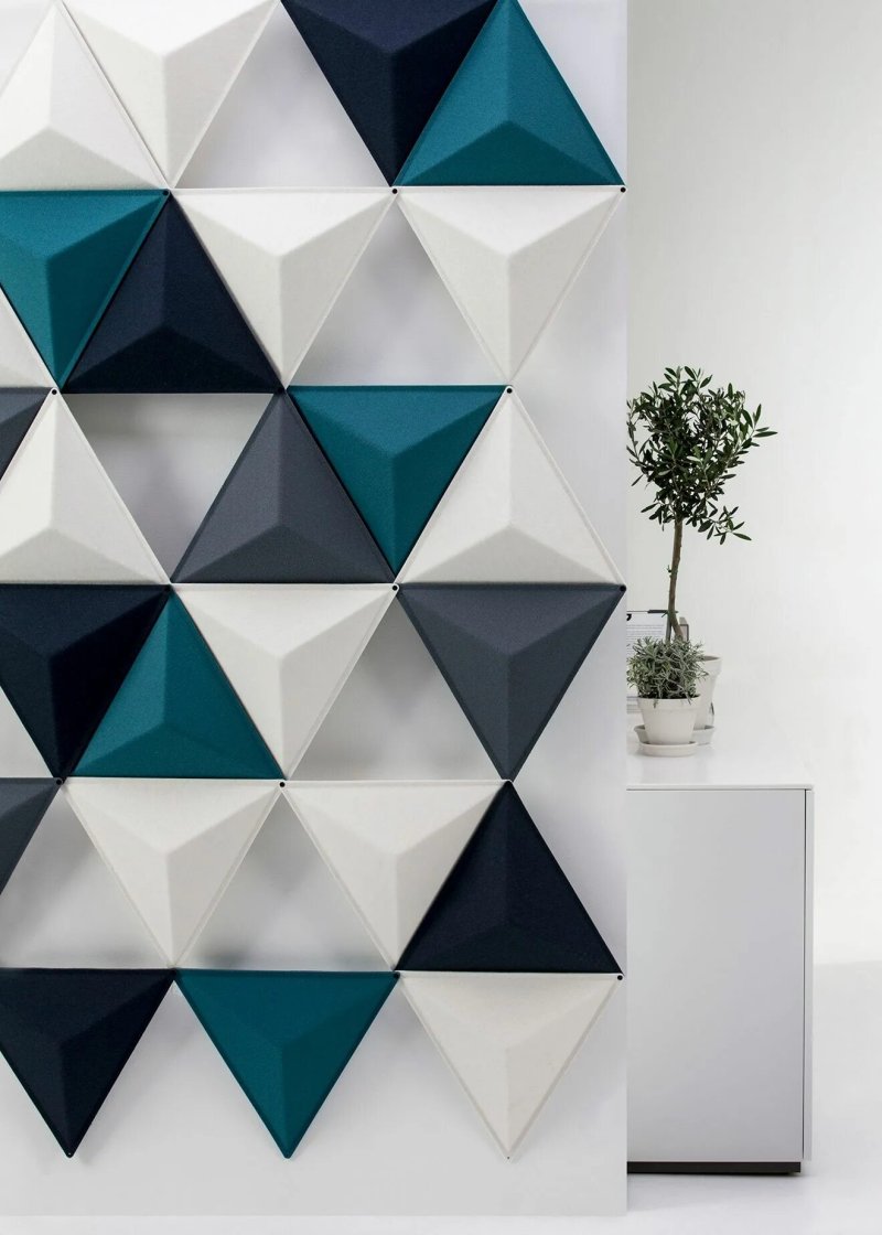 Acoustic panels "Abstracta triline"