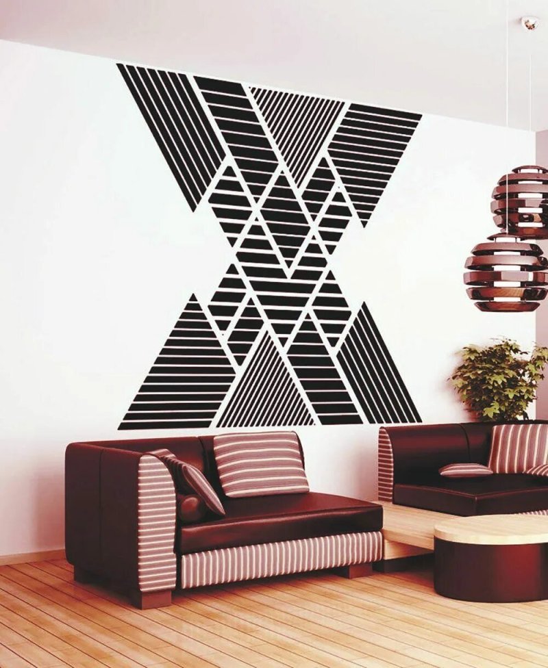 Geometric wall decor