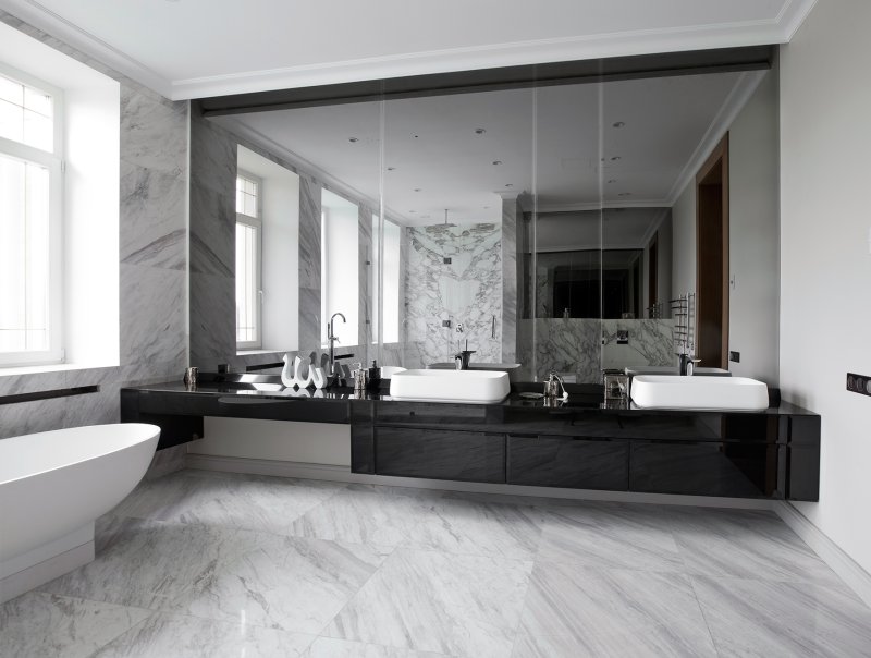 Marble bathroom