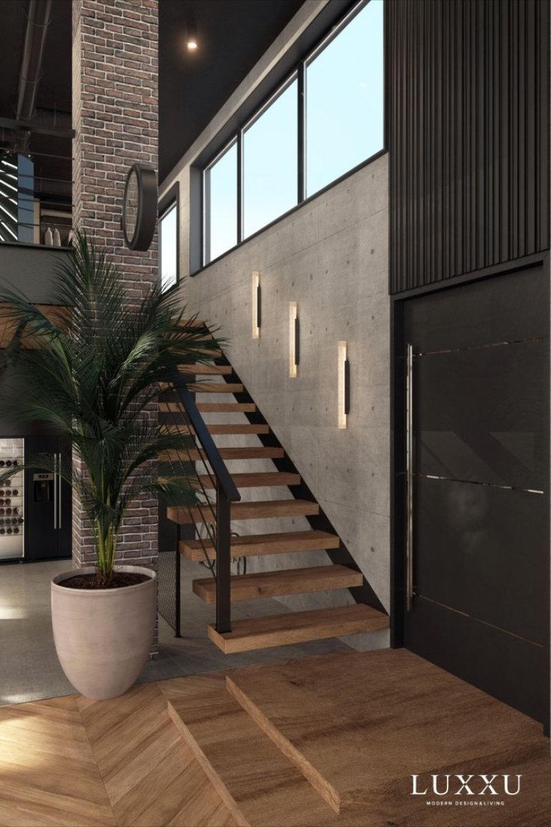 Loft and industrial style staircase