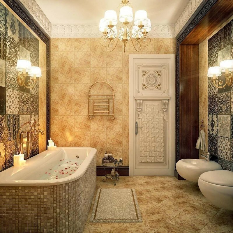 Bathroom in a classic style