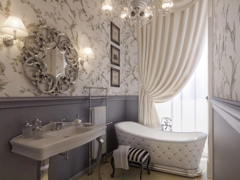 Bathroom in a classic style