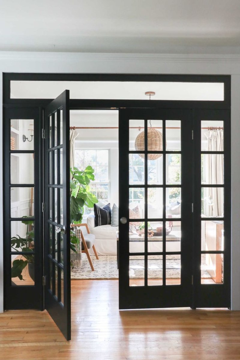 French doors in the interior