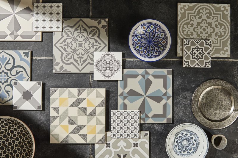 Porcelain stoneware geometry