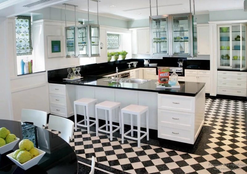 Checker -style kitchen