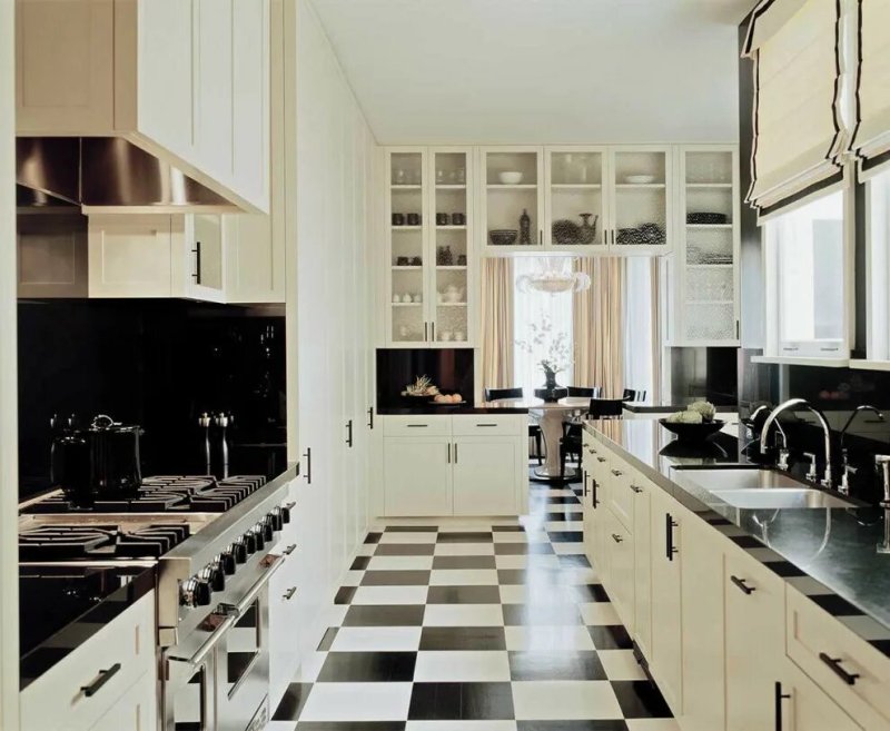 Checker -style kitchen