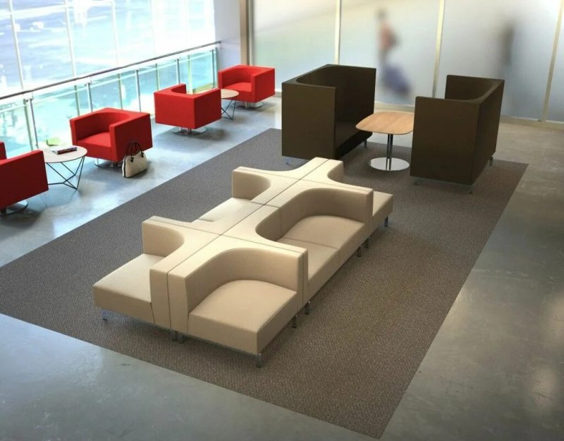 Modular sofas for the office