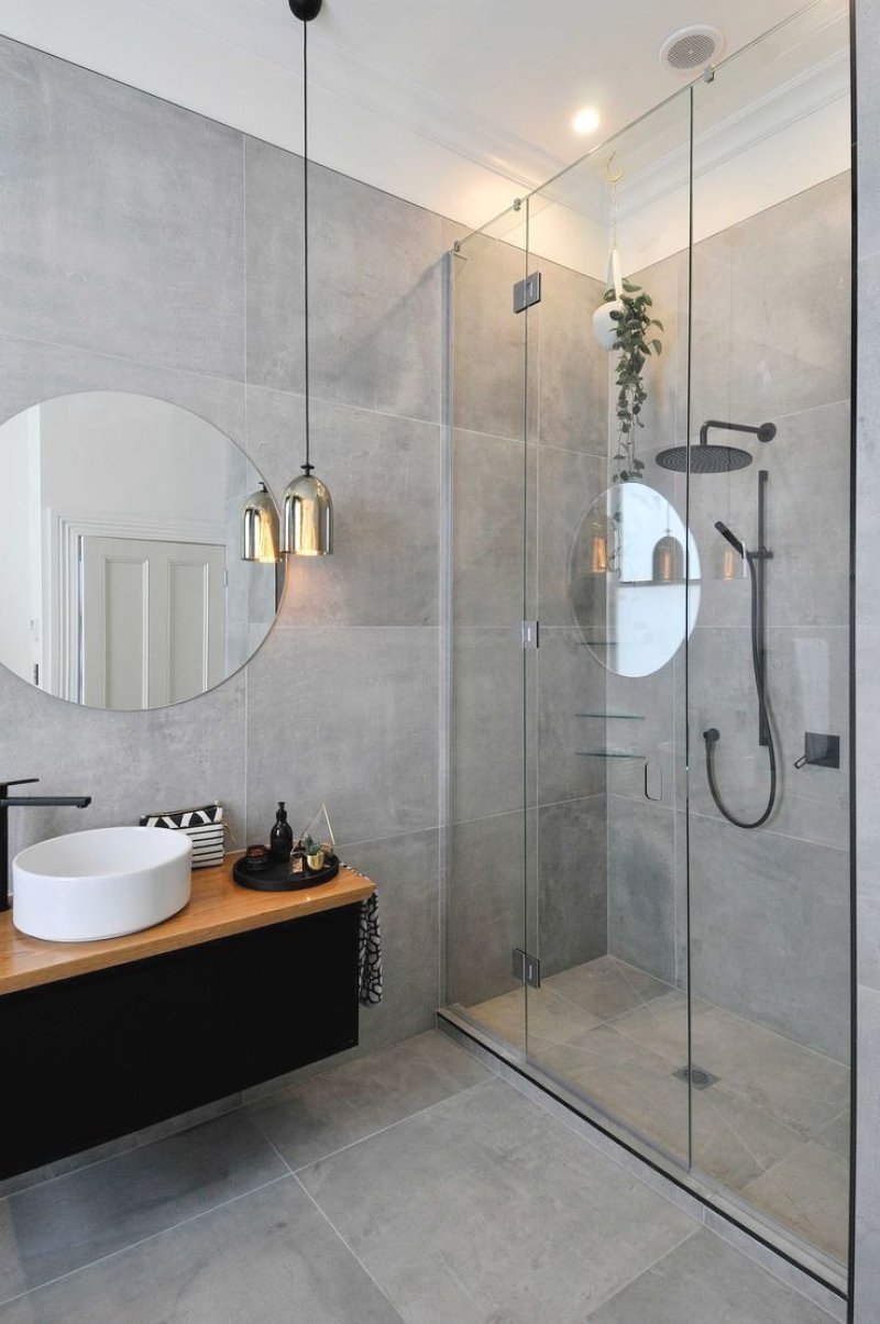 Shower in modern style