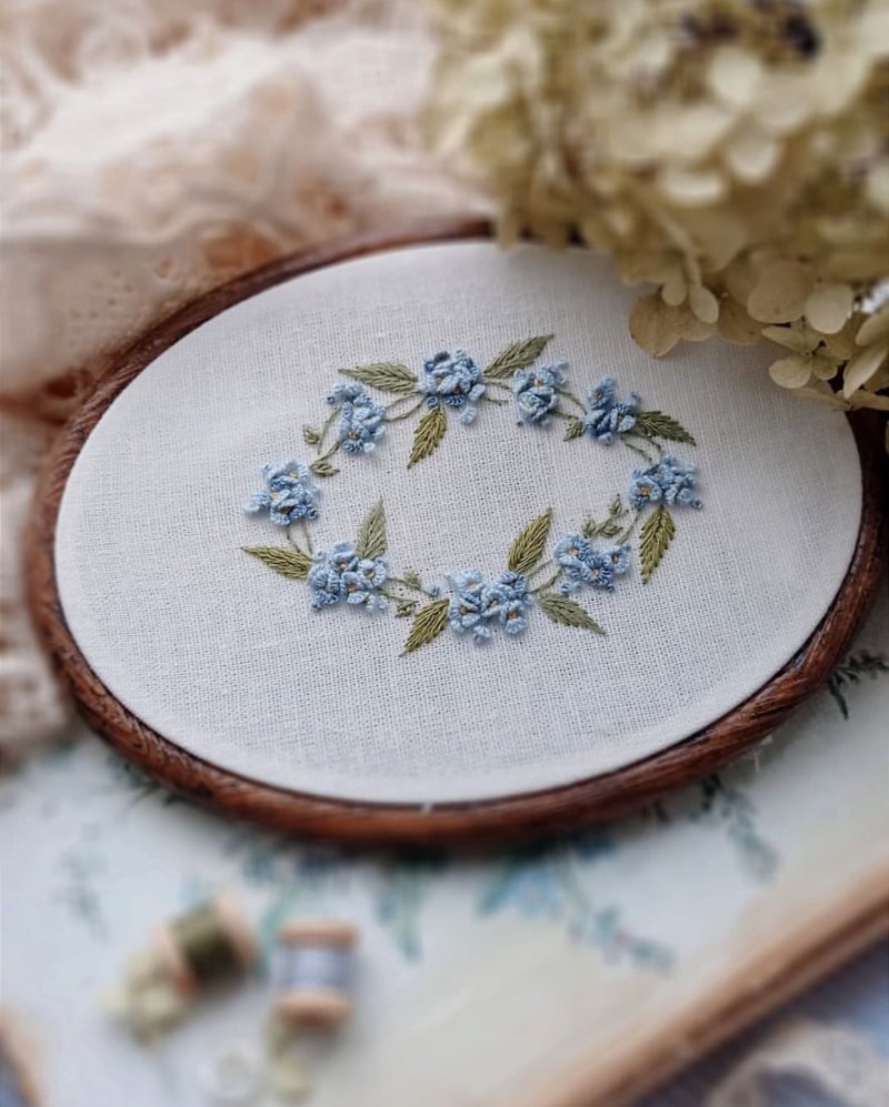 Rococo embroidery