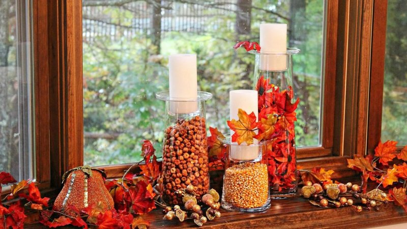 Autumn decor at home