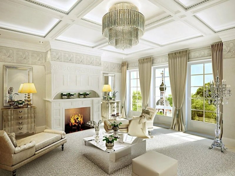 Living room in classic style