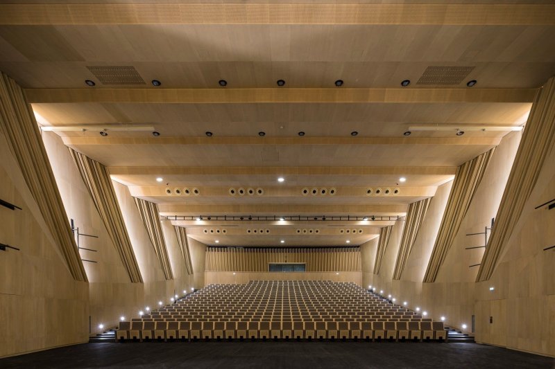 The interior of the auditorium