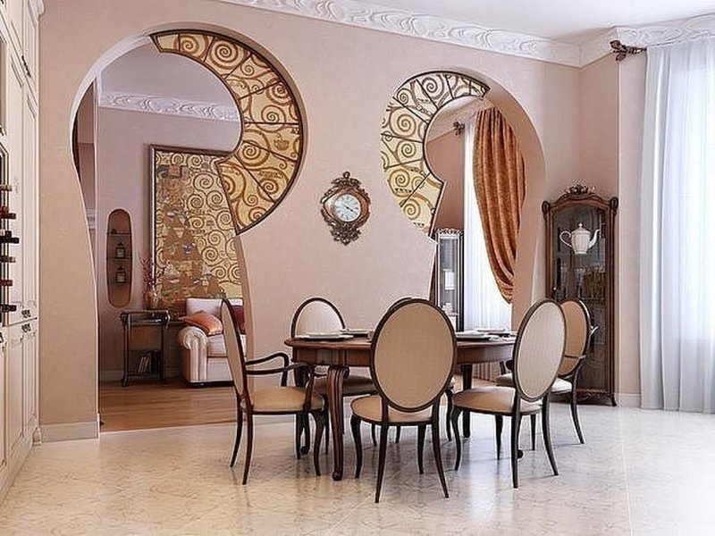 Arched style in the interior