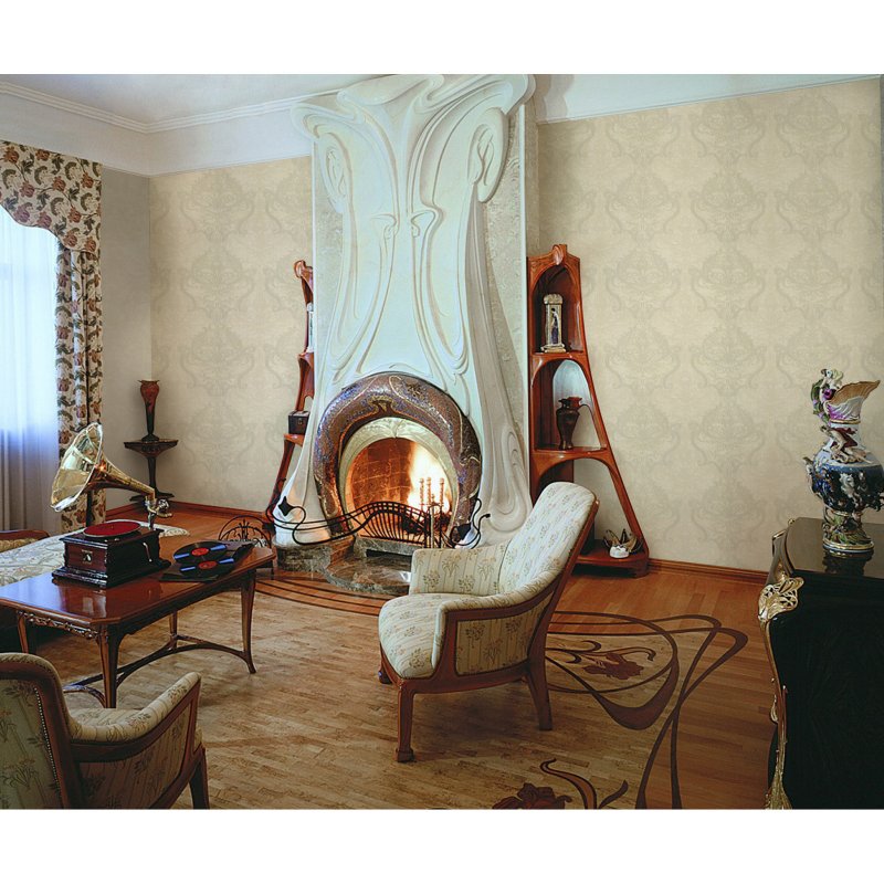 Art nouveau style in the interior