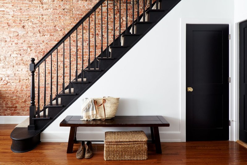 Dark stairs in the interior